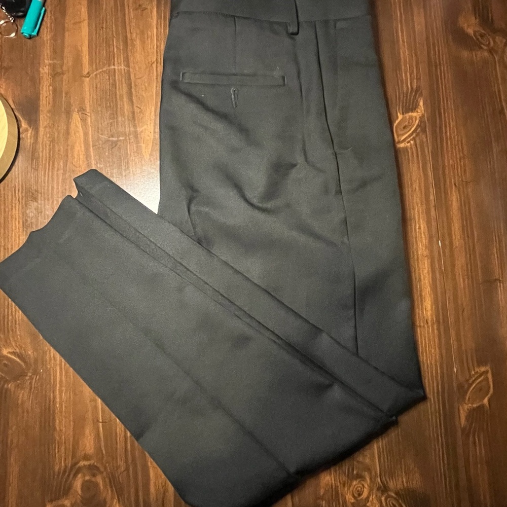 Haggar Classic Black Dress Pants for Men